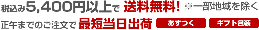 送料無料の案内